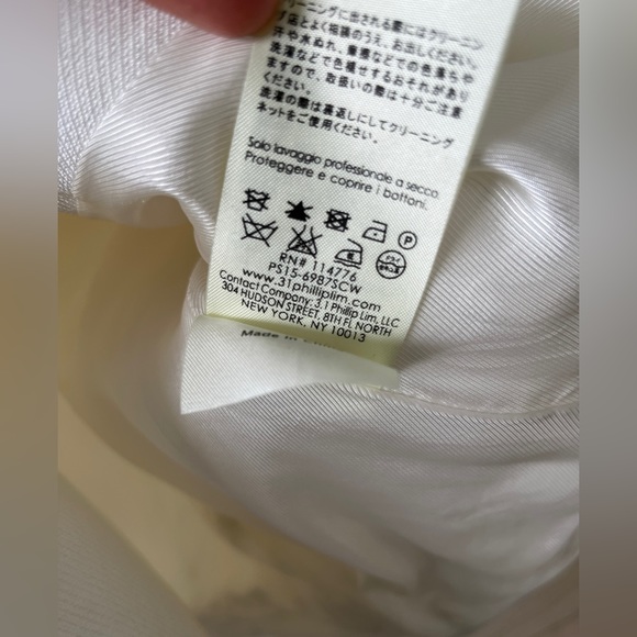 3.1 Philip Lim white jacket - Picture 4 of 4